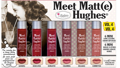 Meat Matte Hughes | Volume 4 - 6 Mini Long-Lasting Liquid Lipsticks