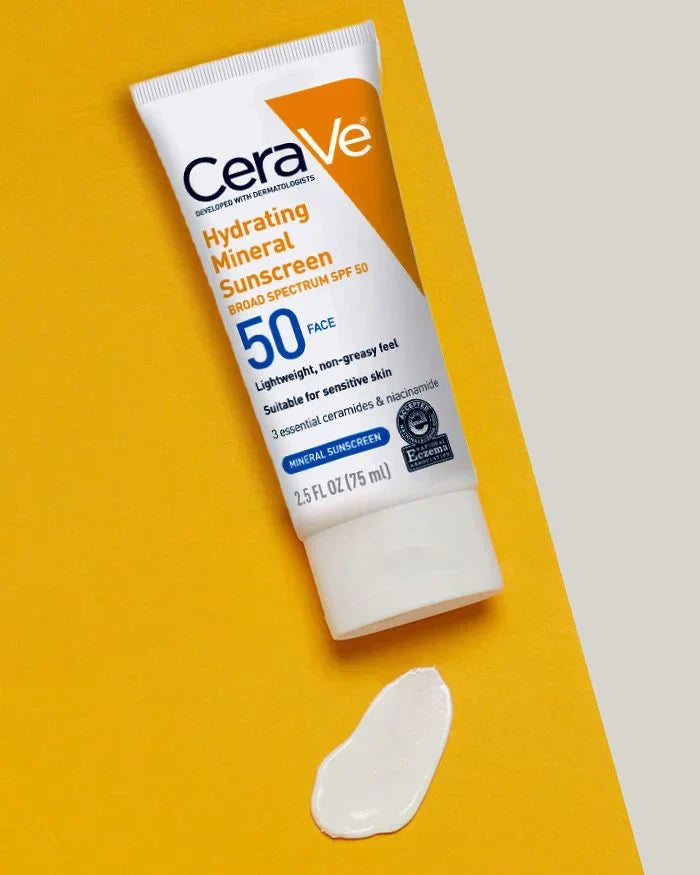 SPF 50 Hydrating Mineral Sunscreen for Face - Buy Now Pakistan