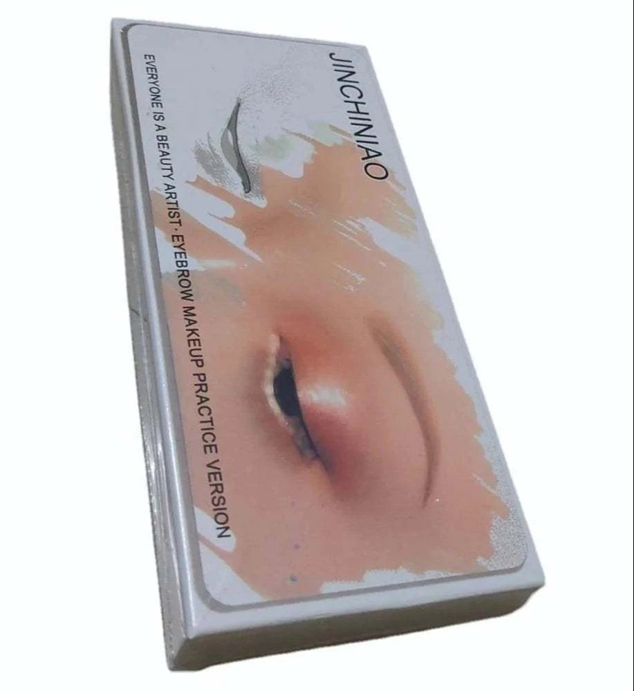 Eye Dummy Makeup Practice Board with realistic eye design and cleaner for reusable makeup practice