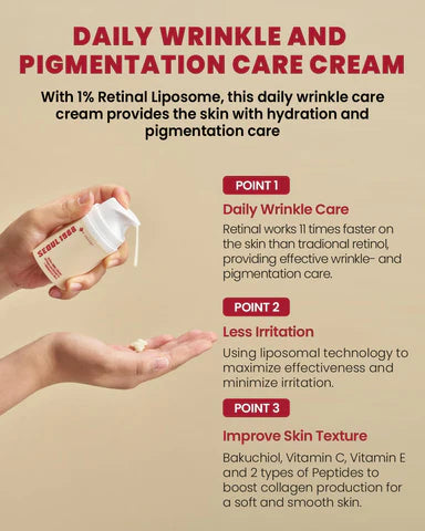 K - SECRET SEOUL 1988 Cream : Retinal Liposome 1% + Fermented Rice 50ml