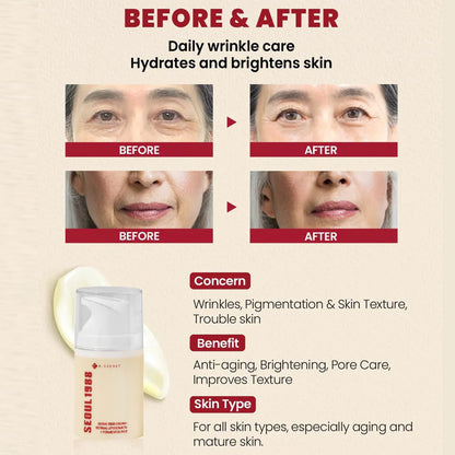 K - SECRET SEOUL 1988 Cream : Retinal Liposome 1% + Fermented Rice 50ml