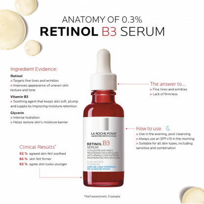 LA ROCHE-POSAY RÉTINOL B3 Anti-Wrinkle Serum - 30ml