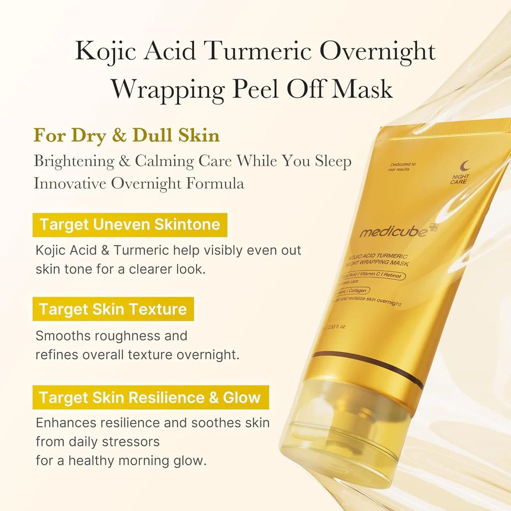 Medicube Kojic Acid Turmeric Night Wrapping Mask 75ml