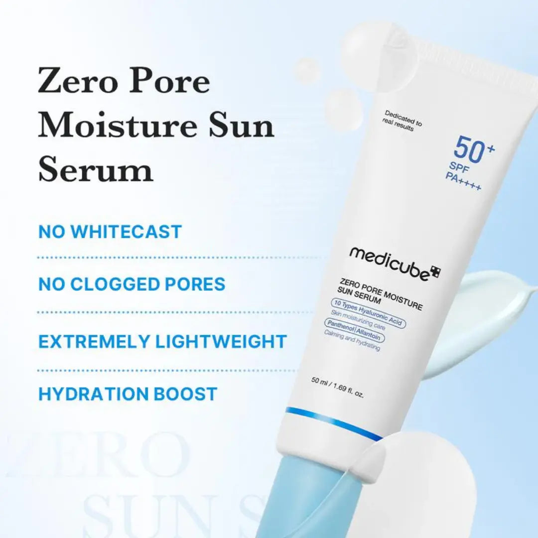 Medicube Zero Pore Moisture Sun Serum SPF 50+ PA++++ 50ml