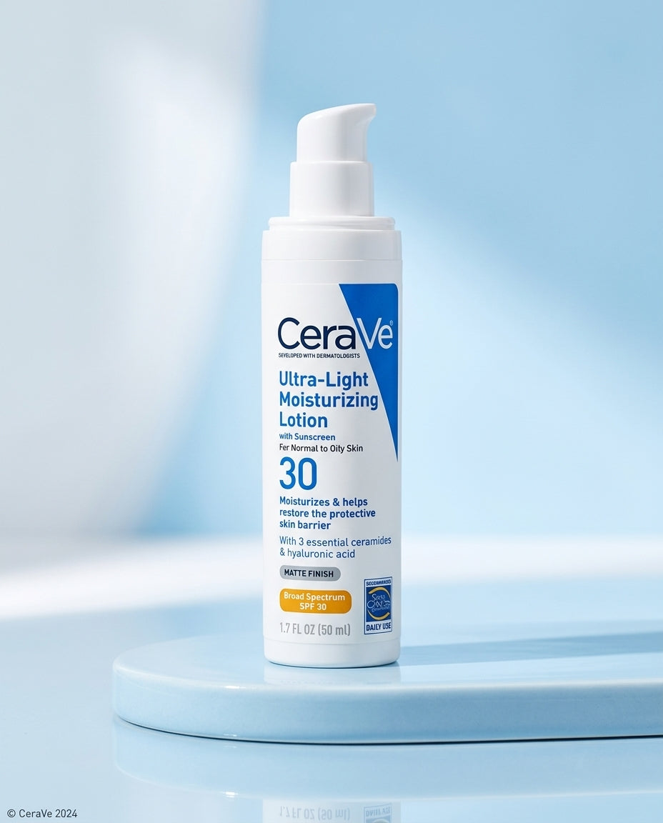 CeraveVe Ultra-Light Moisturizing Lotion with Sunscreen FPS 30 [50ml]