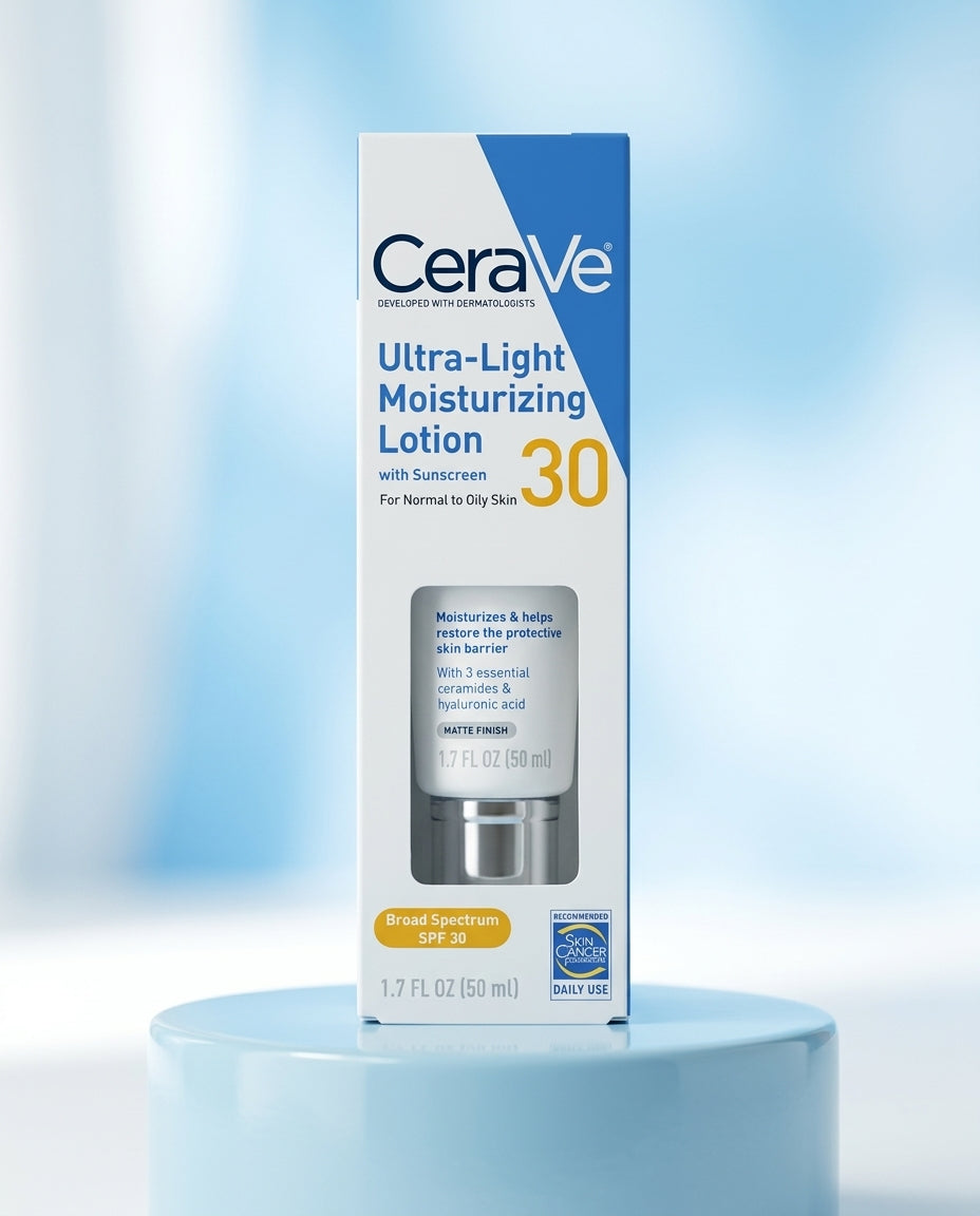 CeraveVe Ultra-Light Moisturizing Lotion with Sunscreen FPS 30 [50ml]