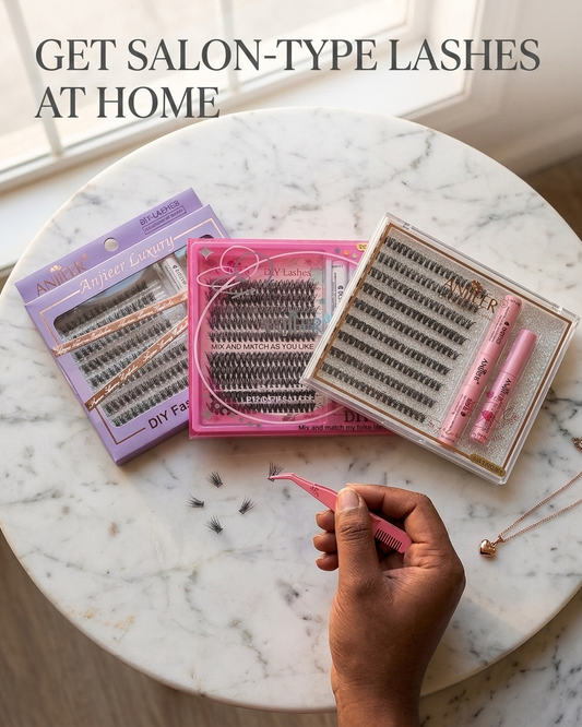 DIY mix and mach false lashes