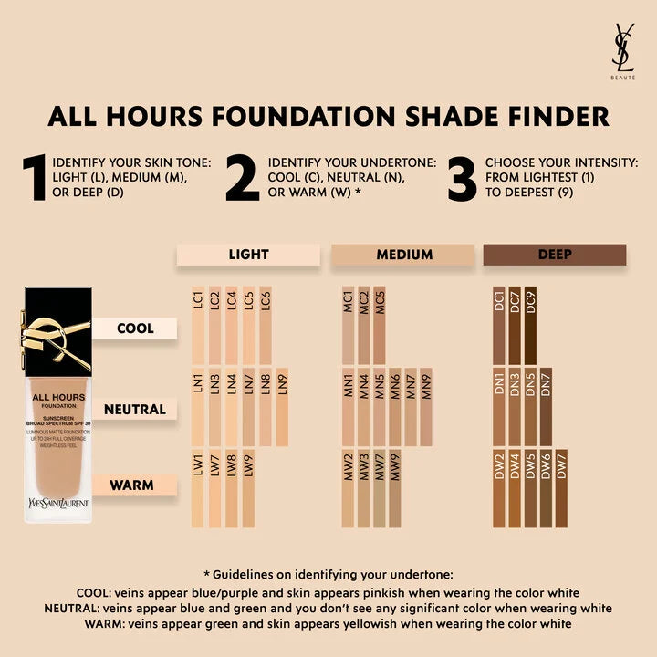 Matte Foundation Ysl Foundation Harga Yves Saint Laurent All Hours