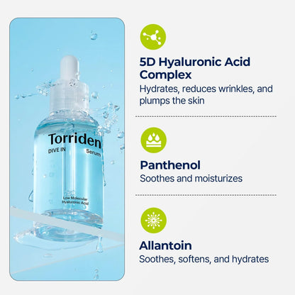 Torriden Dive-In Low Molecule Hyaluronic Acid Serum 50Ml