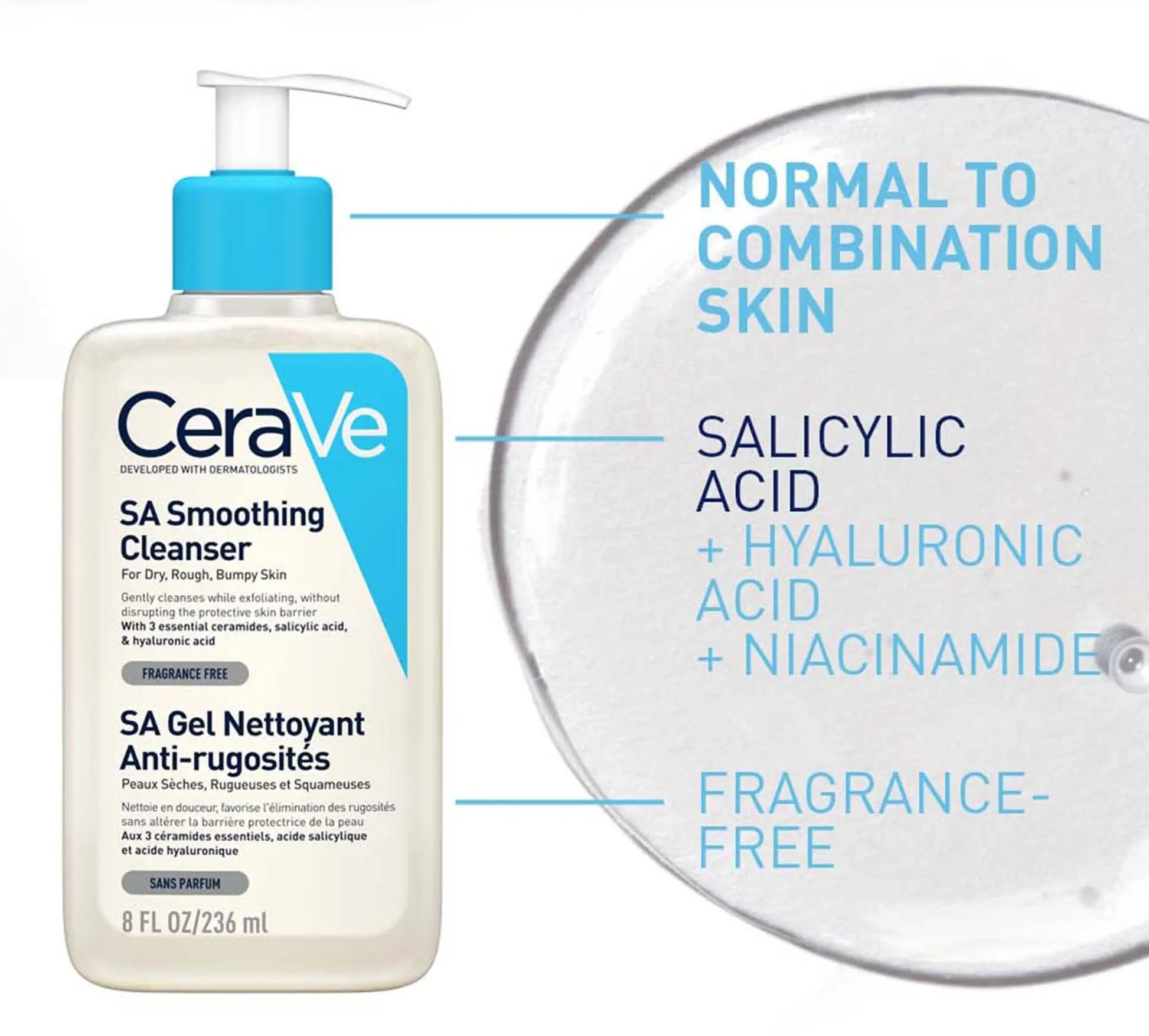 CERA VE SA Smoothing Cleanser - Buy Now Pakistan