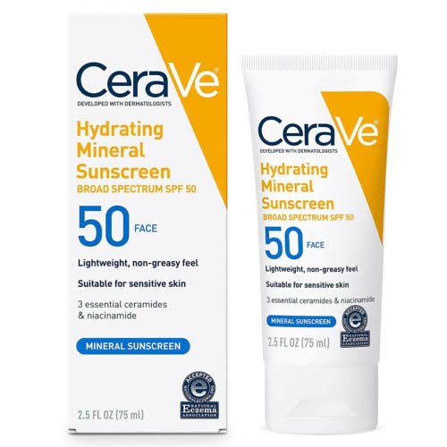 SPF 50 Hydrating Mineral Sunscreen for Face - Buy Now Pakistan
